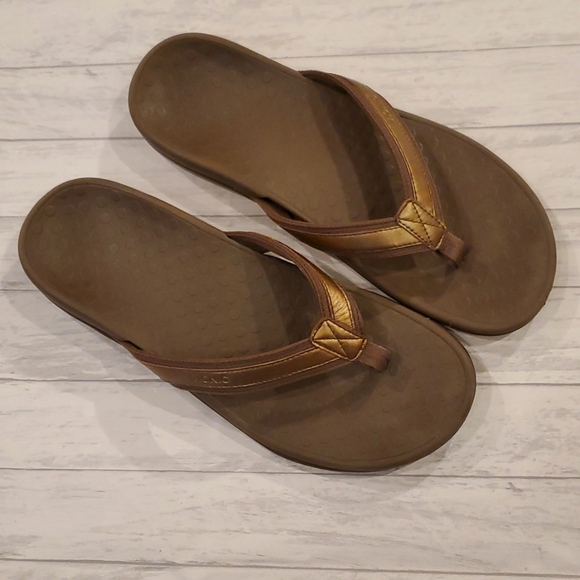 Vionic | Tide Flip Flop | Bronze | Sz 10 - Picture 2 of 14